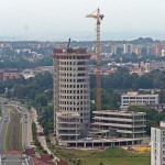 Centrum inovací a VŠ Kampus - jádro - stavba