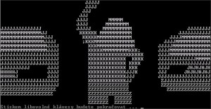ASCII obrázek startu