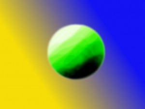 Zelená kula, první verze